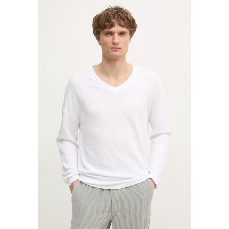 Bavlnené tričko s dlhým rukávom American Vintage 64319141