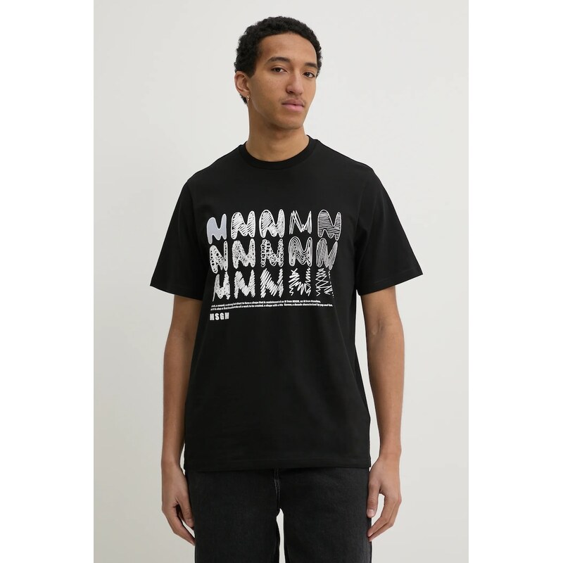 Bavlnené tričko MSGM 61763178