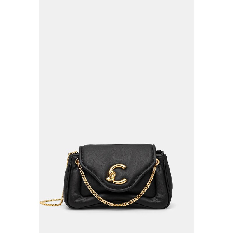 Kožená kabelka Coccinelle COCCINELLE C-ME FLUFFY 64247251