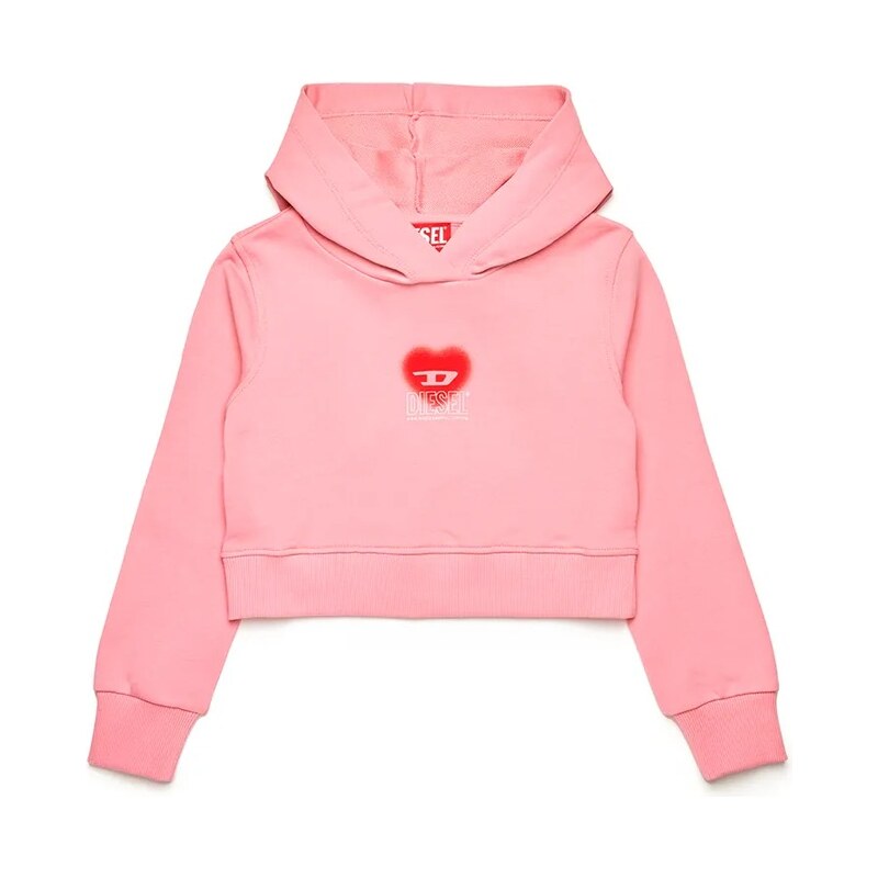 Detská bavlnená mikina Diesel SCUOREHOOD SWEAT-SHIRT 64319623