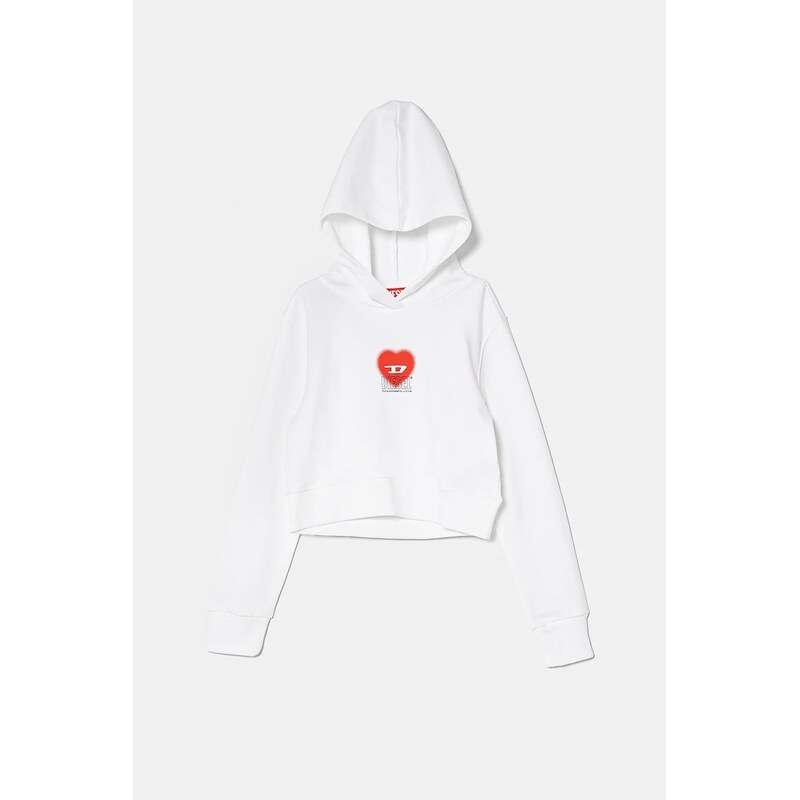 Detská bavlnená mikina Diesel SCUOREHOOD SWEAT-SHIRT 64319624