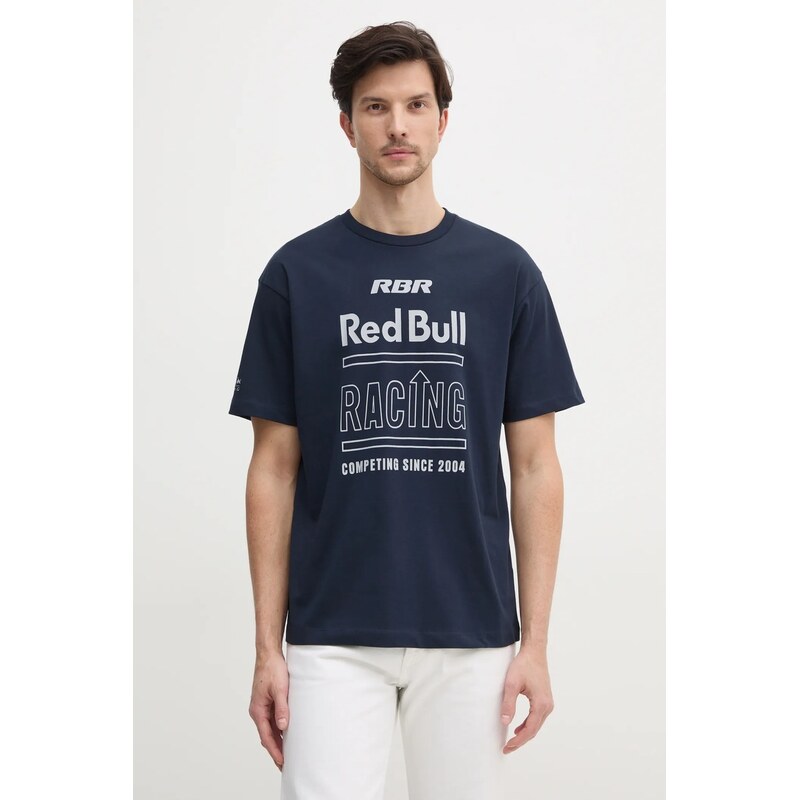Bavlnené tričko Red Bull Racing x Pepe Jeans RACING HISTORY TEE 61990438