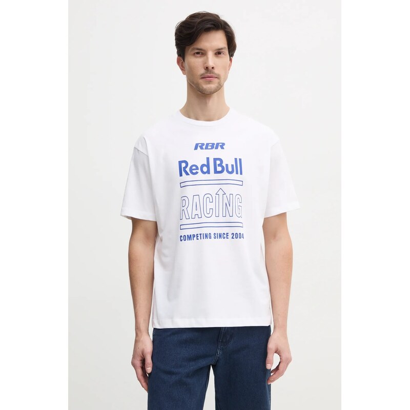 Bavlnené tričko Red Bull Racing x Pepe Jeans RACING HISTORY TEE 61990439