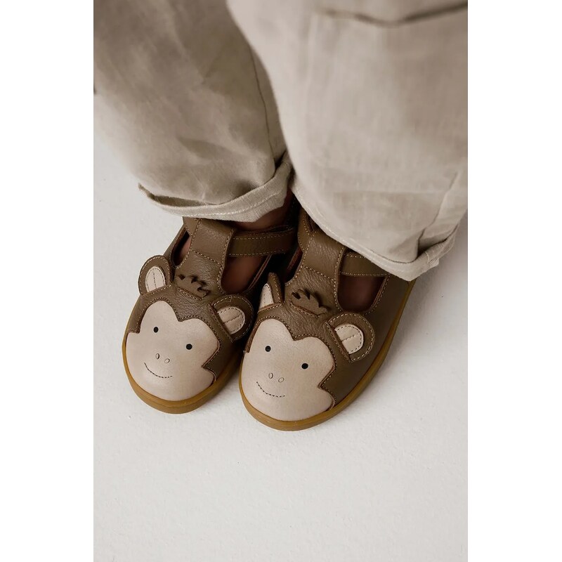 Detské kožené poltopánky Donsje Sunni Special Shoes Monkey 62582544