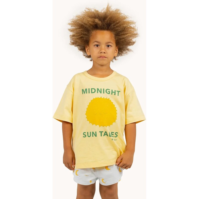 Detské bavlnené tričko Tinycottons SUN TALES GRAPHIC TEE 61862593