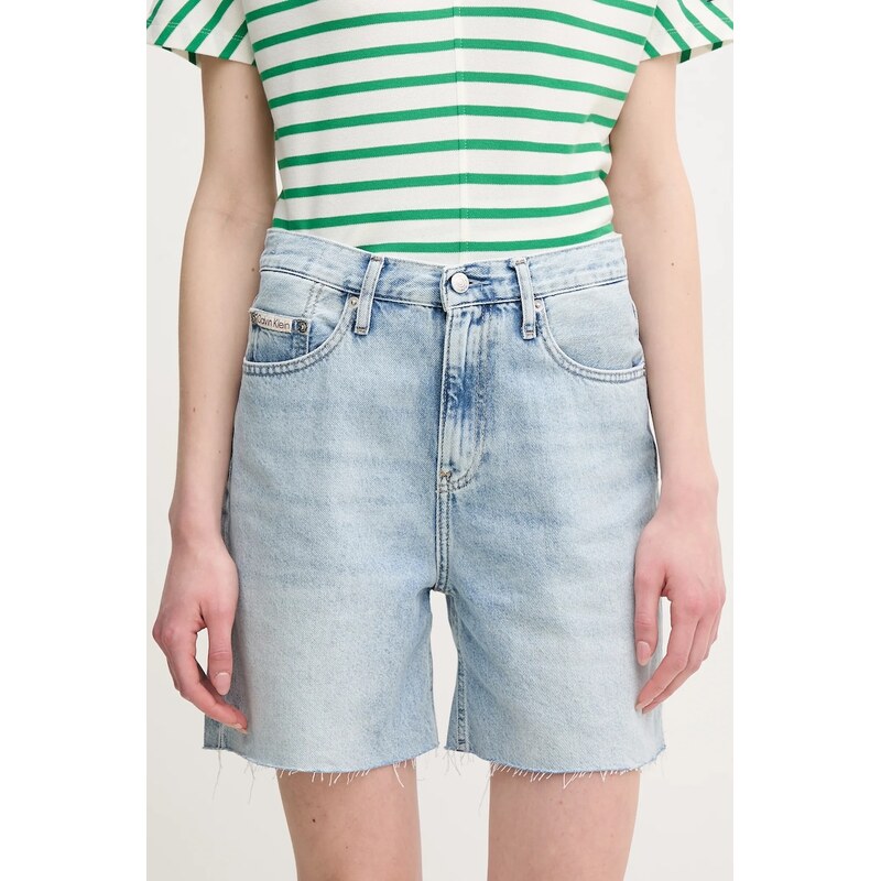 Rifľové krátke nohavice Calvin Klein Jeans 62604451