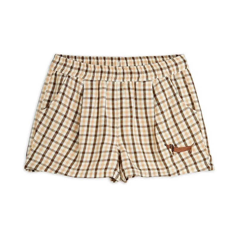 Detské krátke nohavice Mini Rodini Gingham 64322806