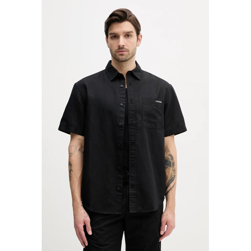 Ľanová košeľa Calvin Klein Jeans 62622570