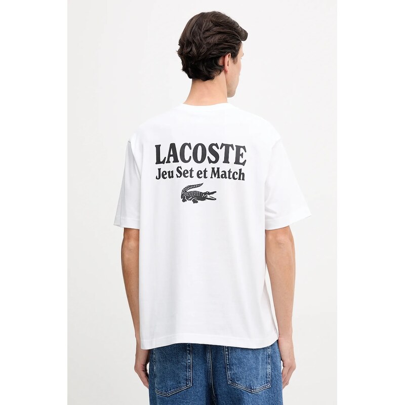 Bavlnené tričko Lacoste 65297387