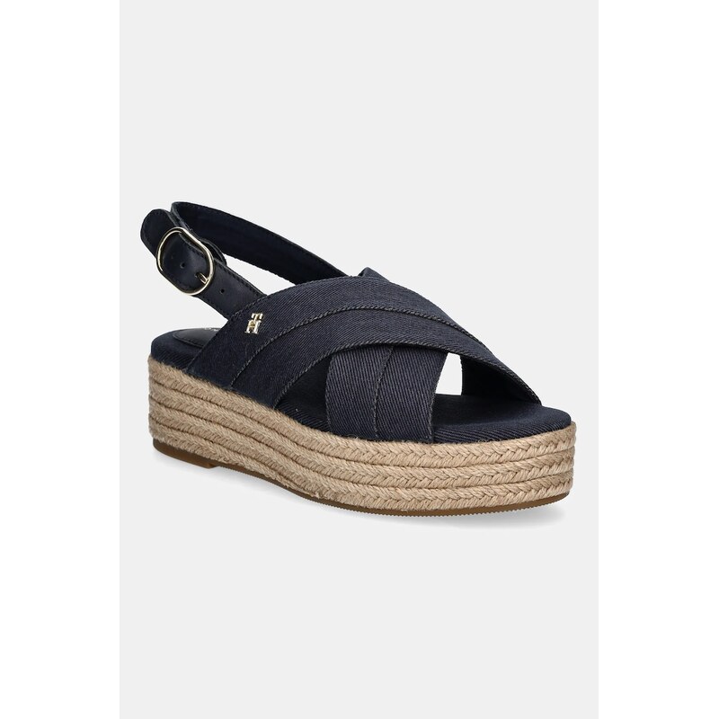 Sandále Tommy Hilfiger DENIM ESPADRILLE PLATFORM SANDAL 62210580