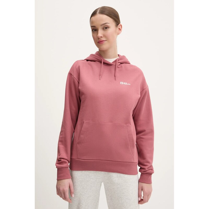 Bavlnená mikina Jack Wolfskin Essential 64322853