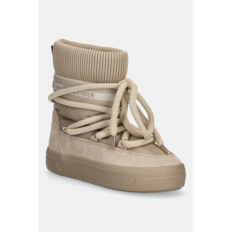 Snehule Tommy Hilfiger LOGOTAPE SNOWBOOT WARM 65339749