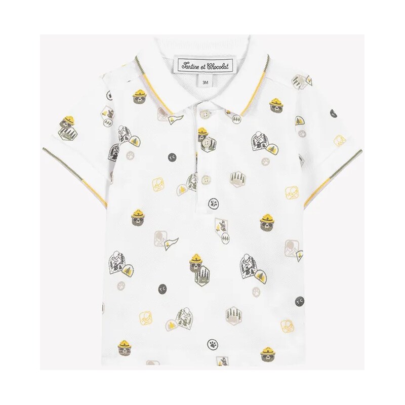 Detská bavlnená polokošeľa Tartine et Chocolat 66653350