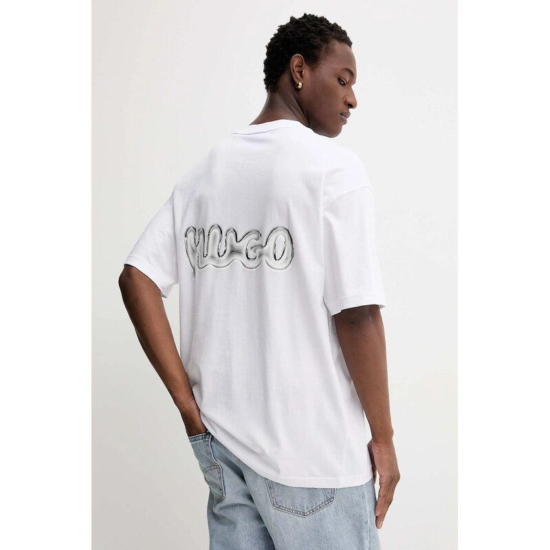 Bavlnené tričko Hugo Blue Nyrotee 65323411