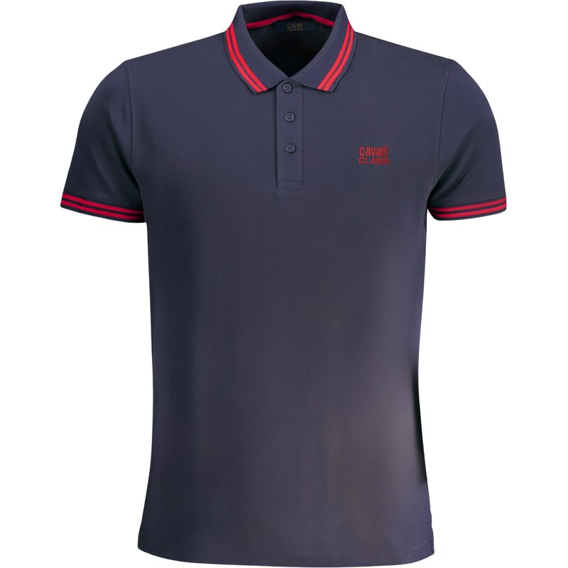 CAVALLI CLASS Ricchi Navy Blue polo tričko 66046738