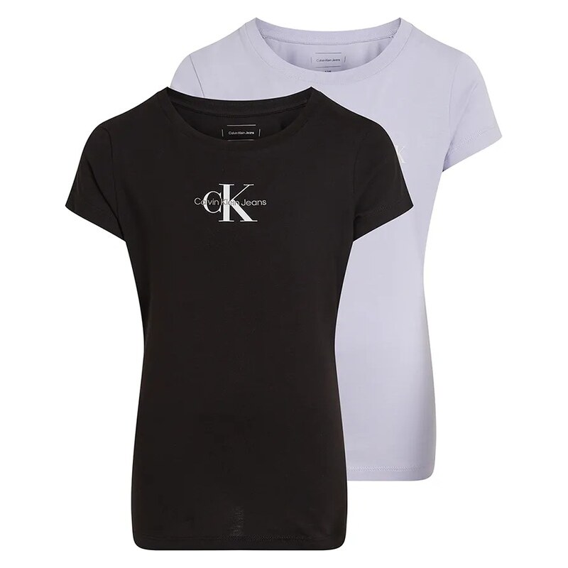 Detské bavlnené tričko Calvin Klein Jeans 2-pak 62349872