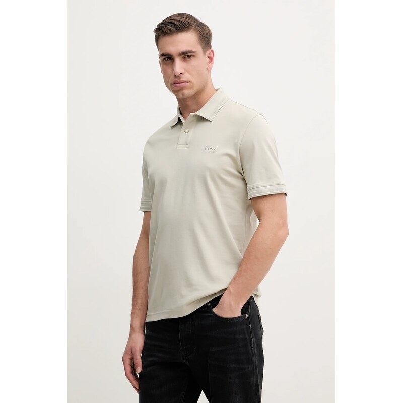 Bavlnené polo tričko BOSS Orange Pe_Interlock 63051693