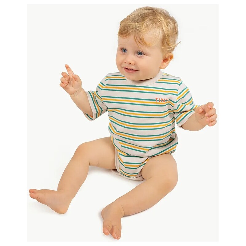 Bavlnené body pre bábätká Tinycottons STRIPES MULTICOLOR BODY 62466338