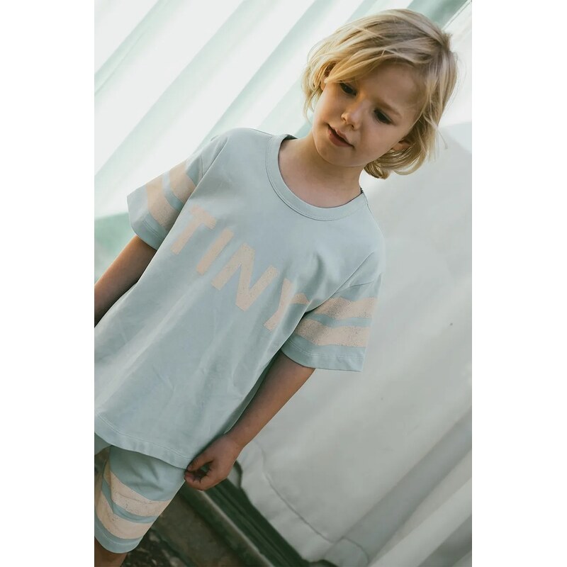 Detské bavlnené tričko Tinycottons STRIPES LOGO TEE 62466204