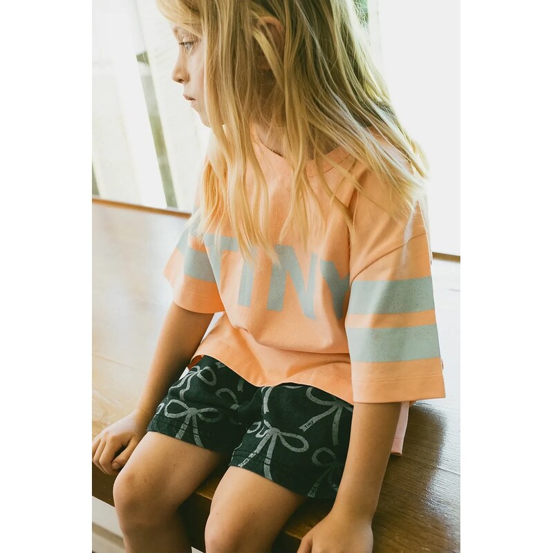 Detské bavlnené tričko Tinycottons STRIPES LOGO TEE 62466206