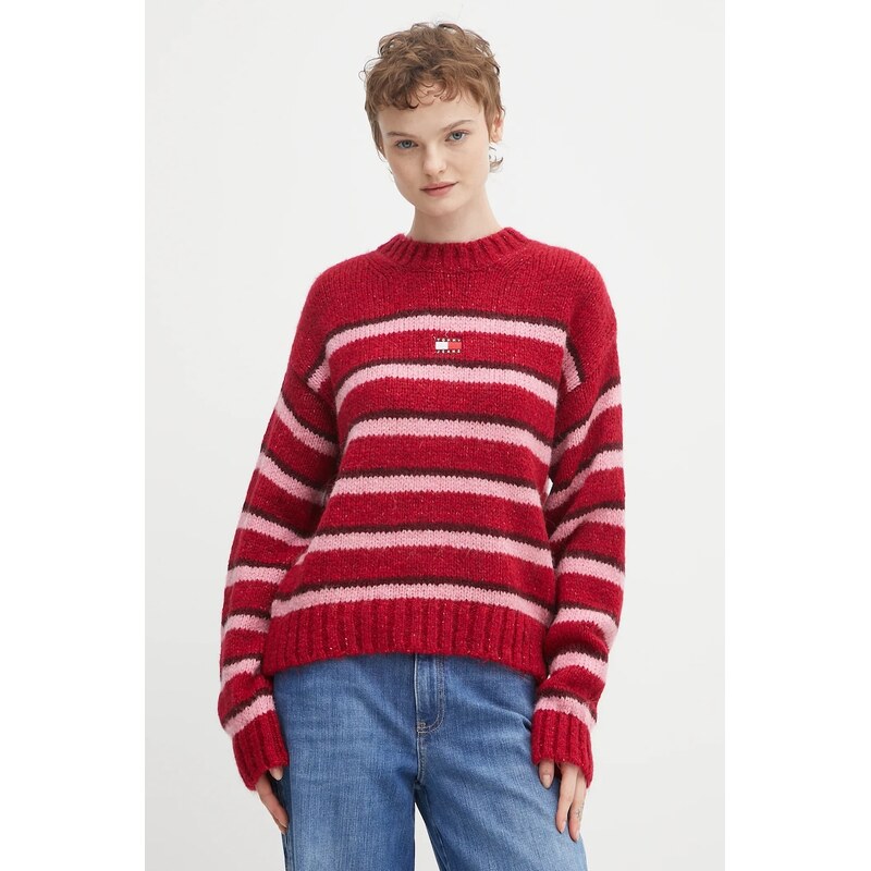Sveter s prídavkom alpaky Tommy Jeans 65211310