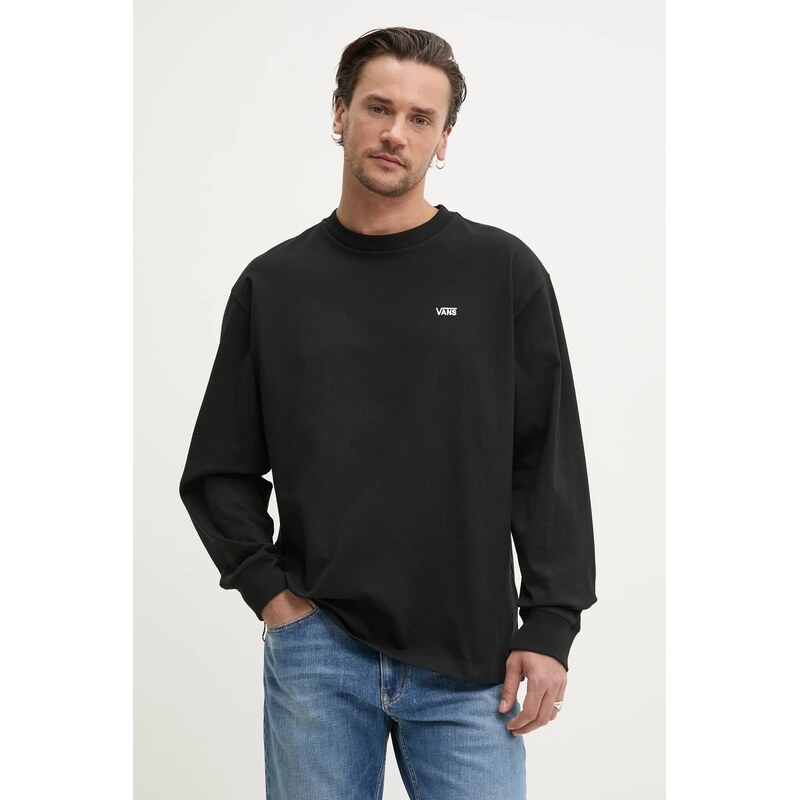 Bavlnené tričko s dlhým rukávom Vans 62458942
