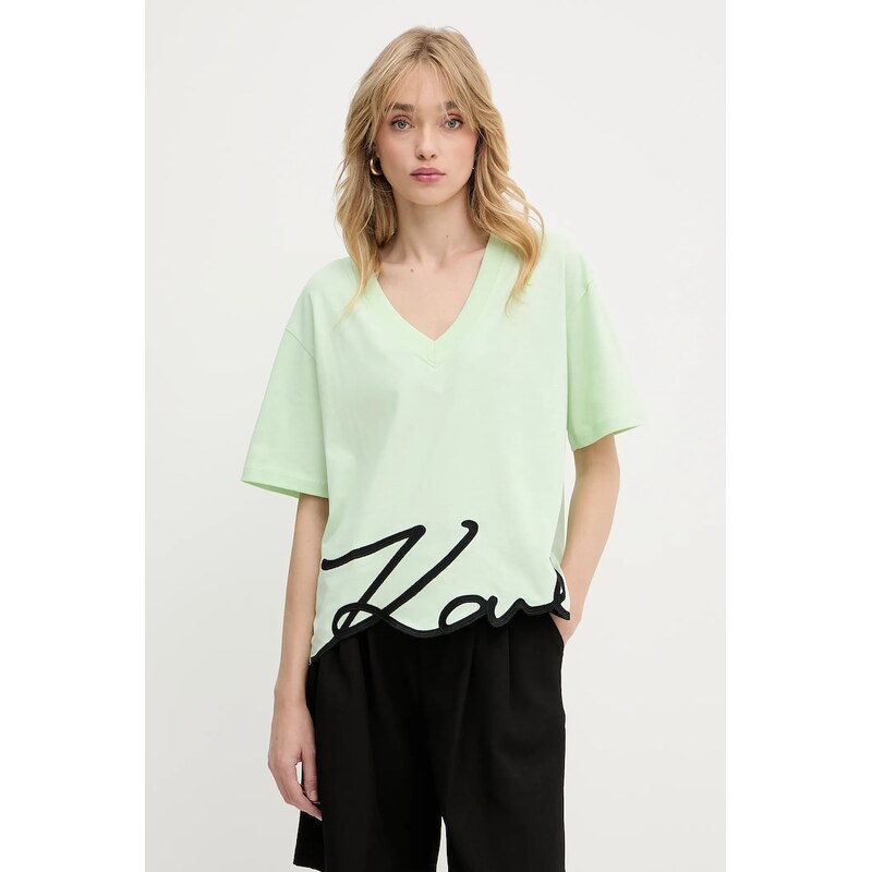 Bavlnené tričko Karl Lagerfeld 62946163