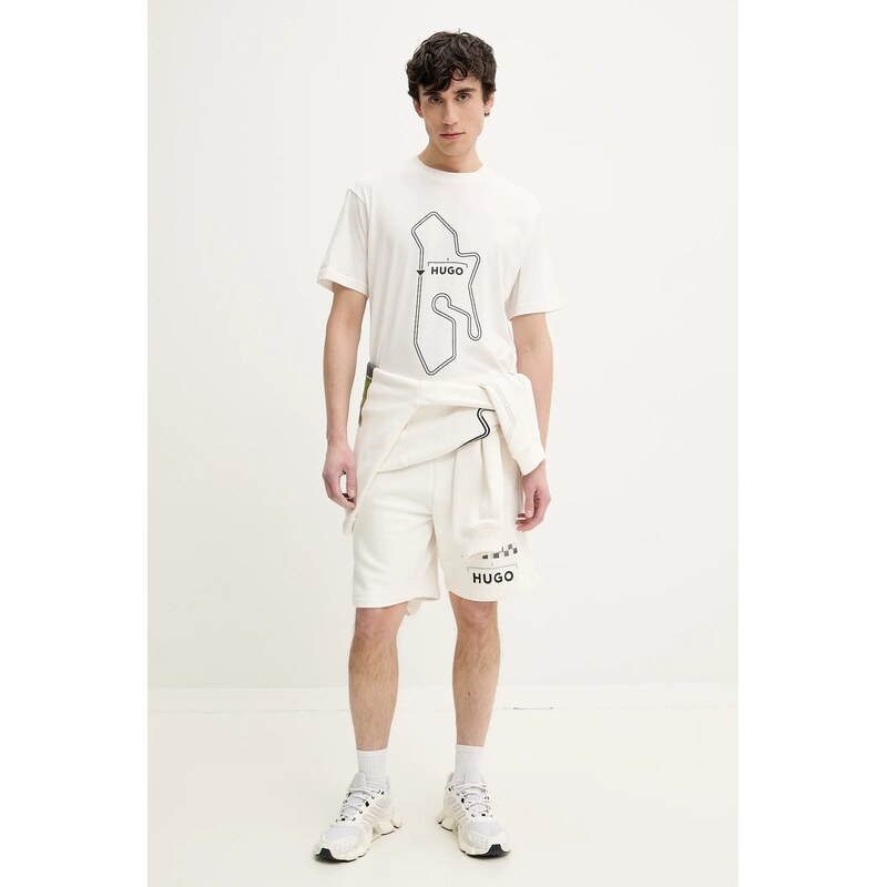Bavlnené tričko HUGO 62466087