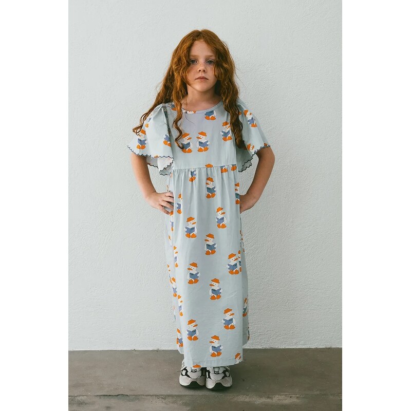 Dievčenské bavlnené šaty Tinycottons READERS DRESS 62466215