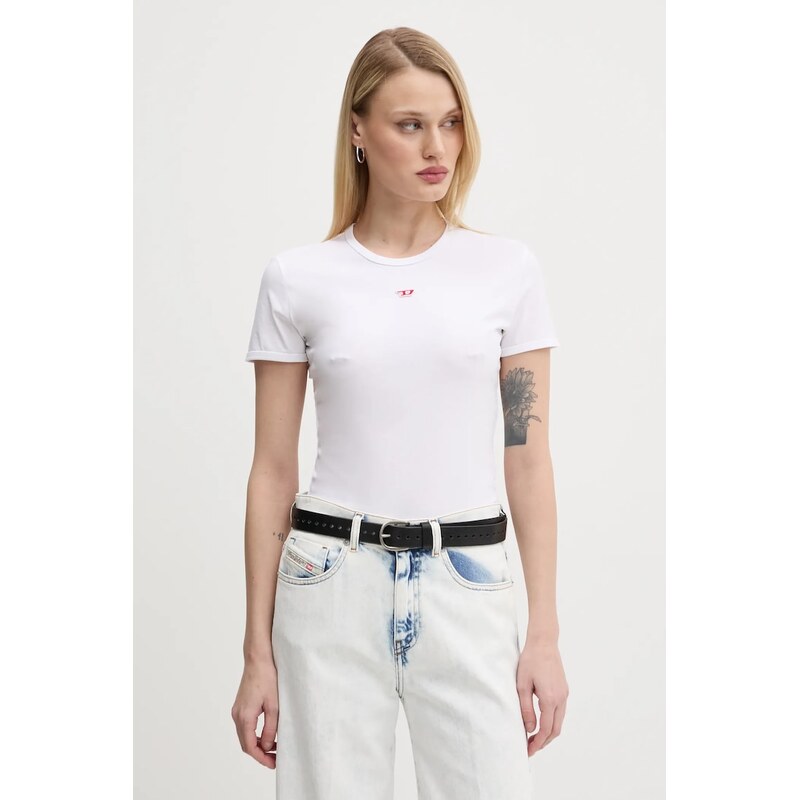 Bavlnené tričko Diesel T-UNCUTIE-LONG-D T-SHIRT 64323815