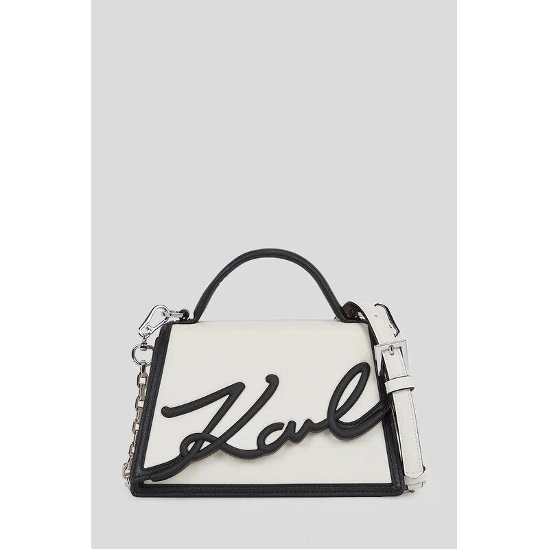 Kožená kabelka Karl Lagerfeld K/SIGNATURE 63676286