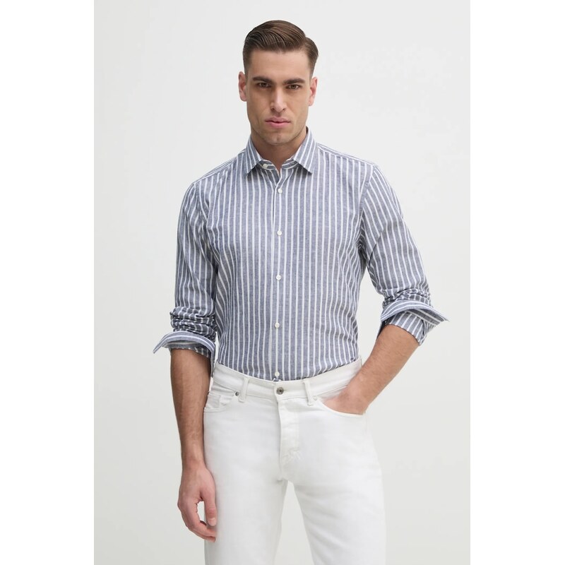 Košeľa s prímesou ľanu Joop! 64324188