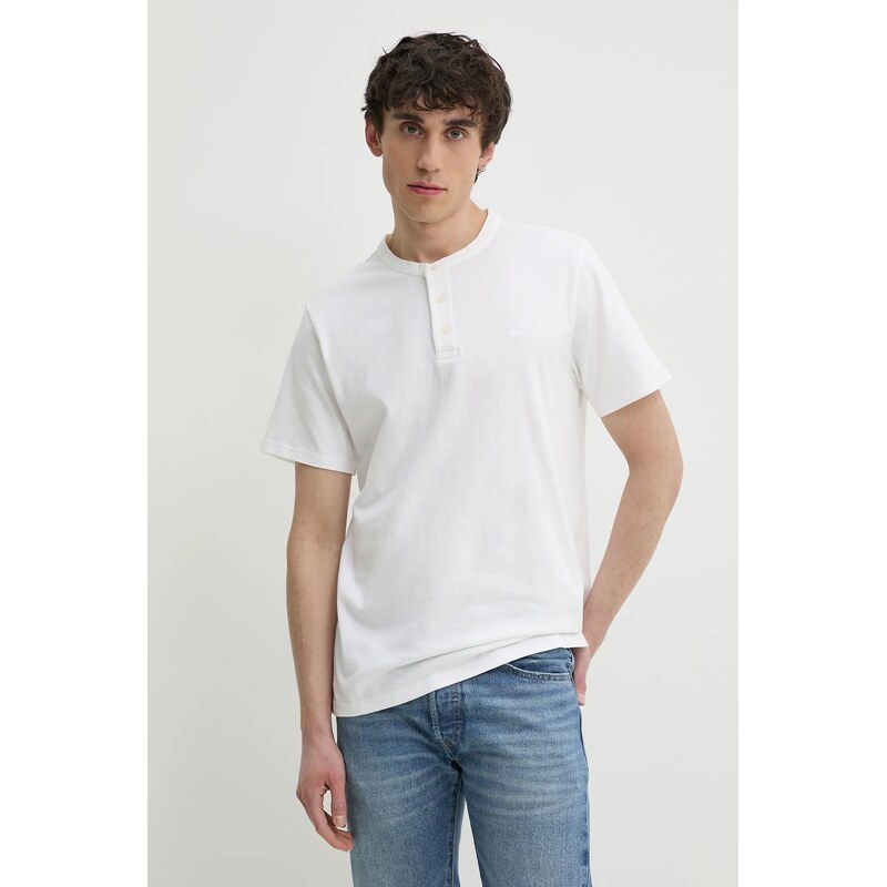 Bavlnené tričko Levis SS HM HENLEY 62575330