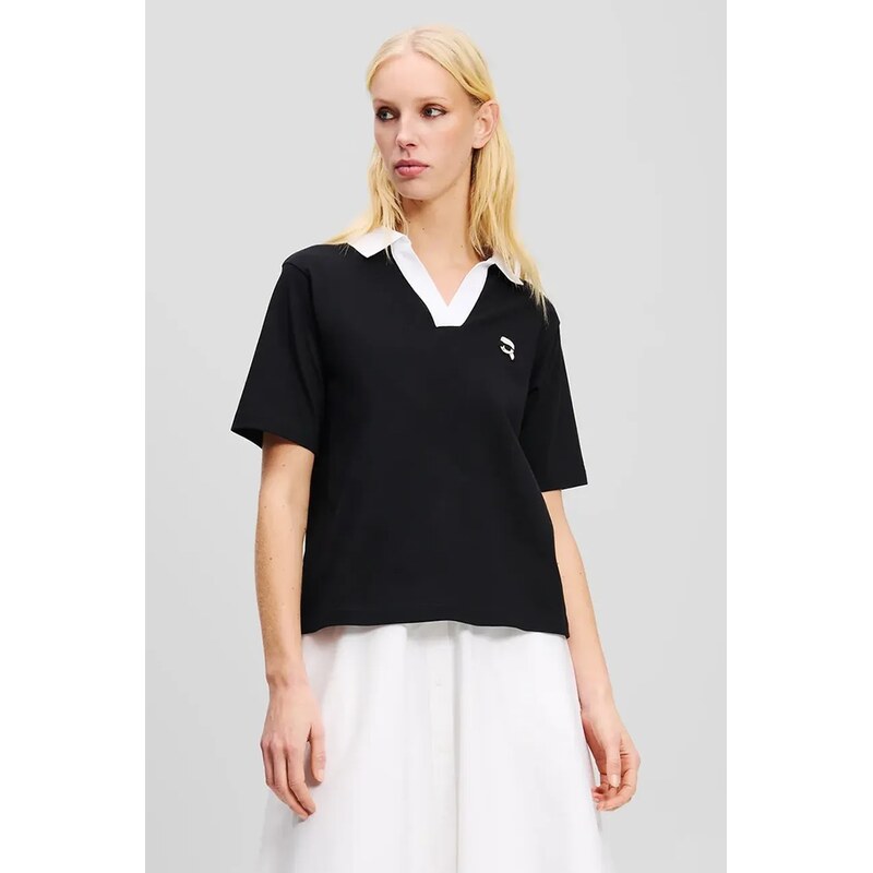 Bavlnené tričko Karl Lagerfeld IKON 62988833