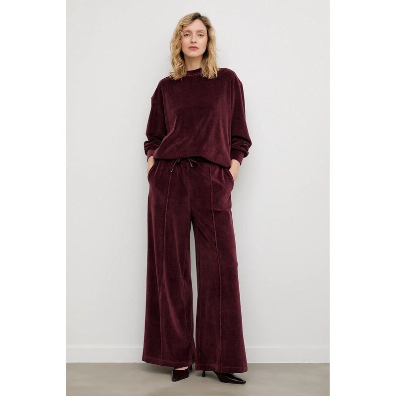 Velúrové tepláky Answear.LAB 65609462