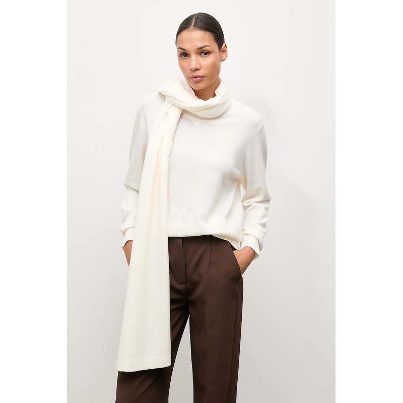 Sveter z merino vlny so šálom Answear.LAB 65297123