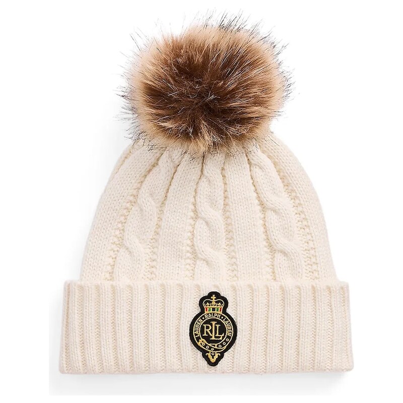 Čiapka s prímesou vlny Lauren Ralph Lauren 65581873