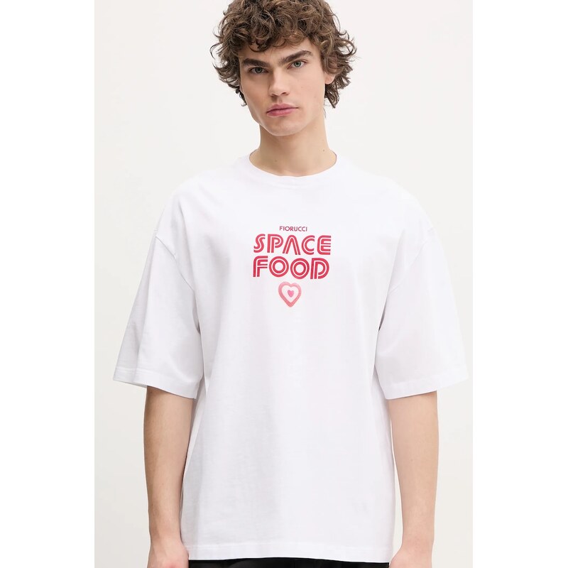 Bavlnené tričko Fiorucci Space Food Print Relaxed Fit T-Shirt 62591569