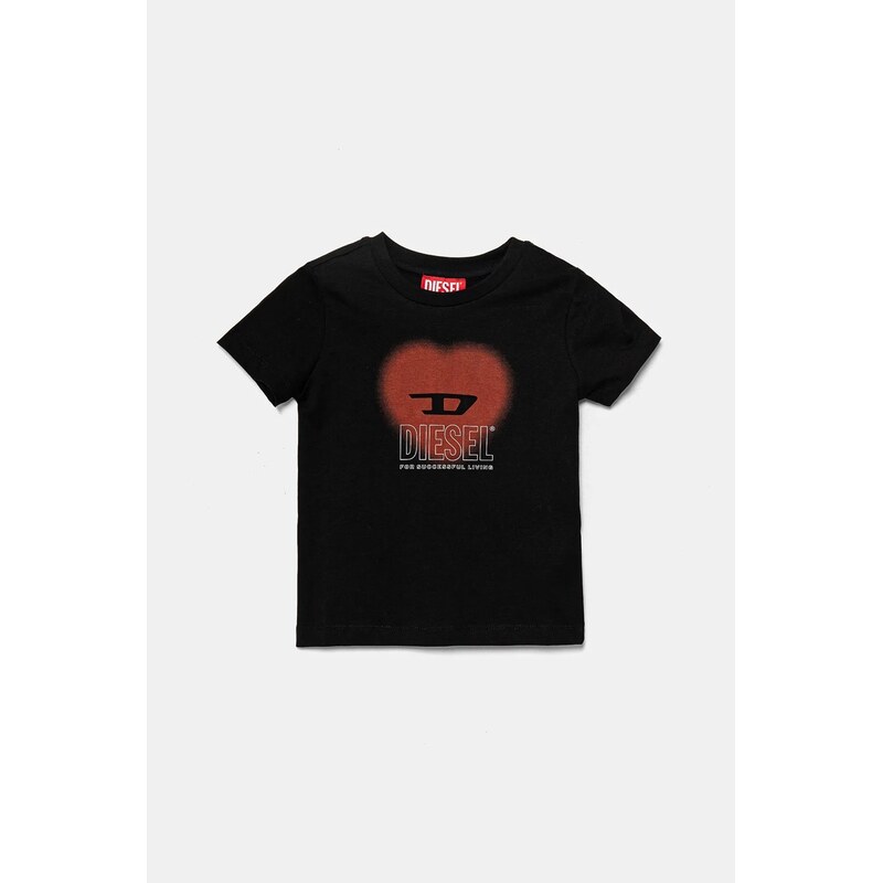 Detské bavlnené tričko Diesel TCUORE T-SHIRT 64324922