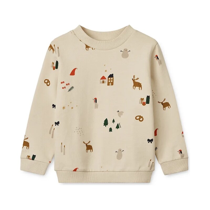 Detská bavlnená mikina Liewood Thora Printed Sweatshirt 65426235