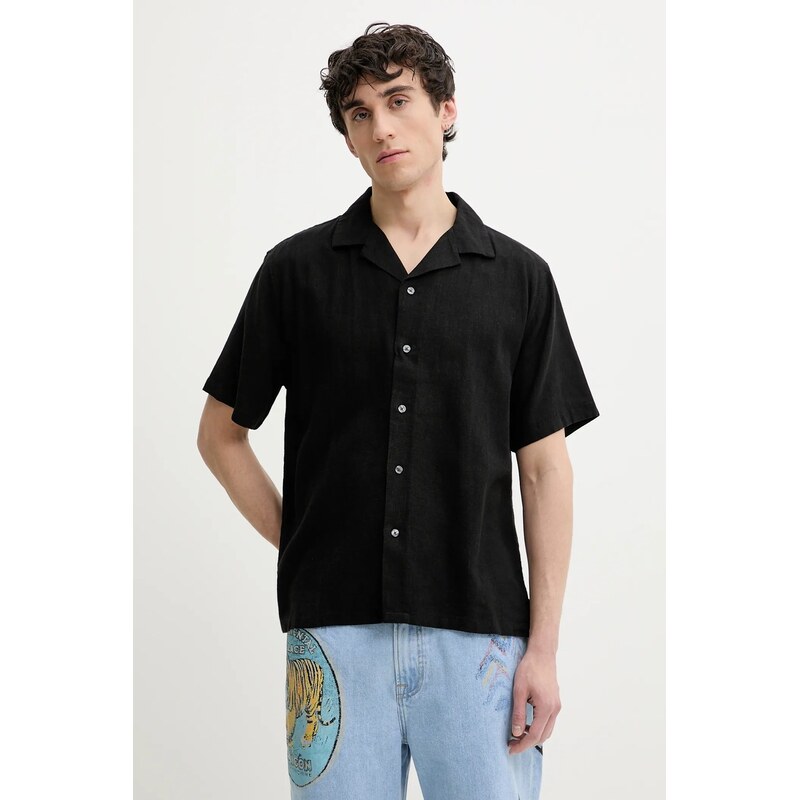 Ľanová košeľa Abercrombie & Fitch 62607832