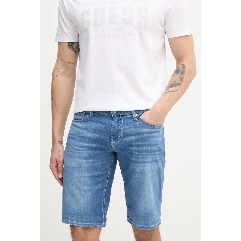 Rifľové krátke nohavice Guess SONNY 63079508