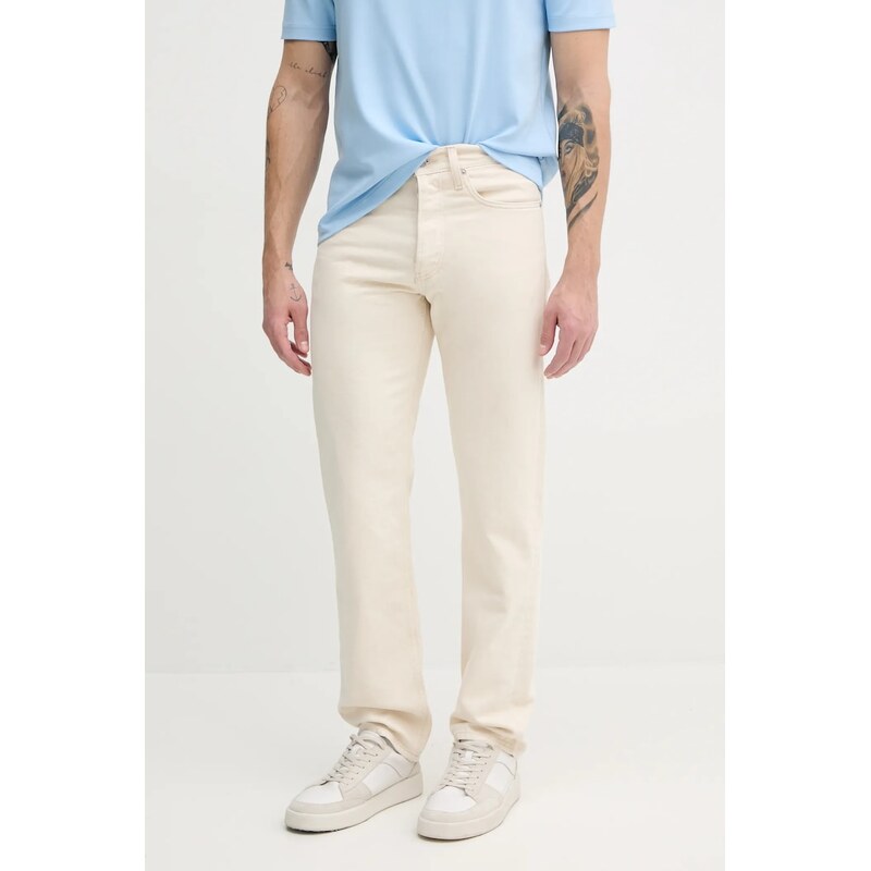 Džínsy s prímesou ľanu Calvin Klein Jeans 62622395