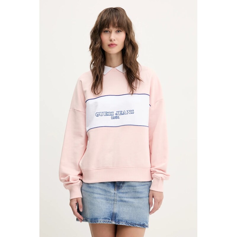 Bavlnená mikina Guess Jeans 63122906