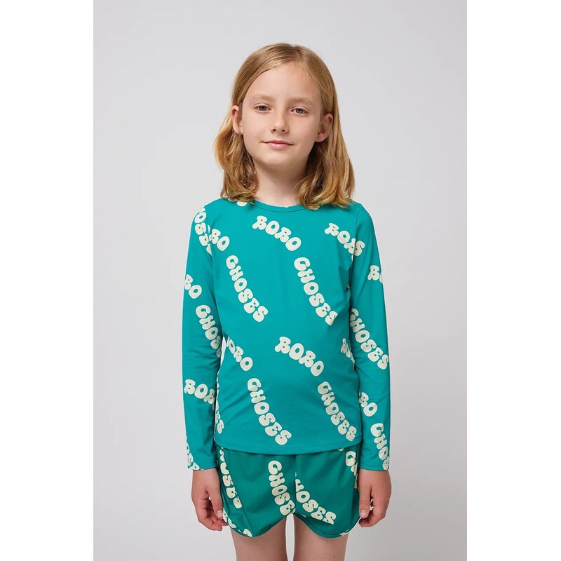 Detské tričko s dlhým rukávom na kúpanie Bobo Choses Wavy 64325212