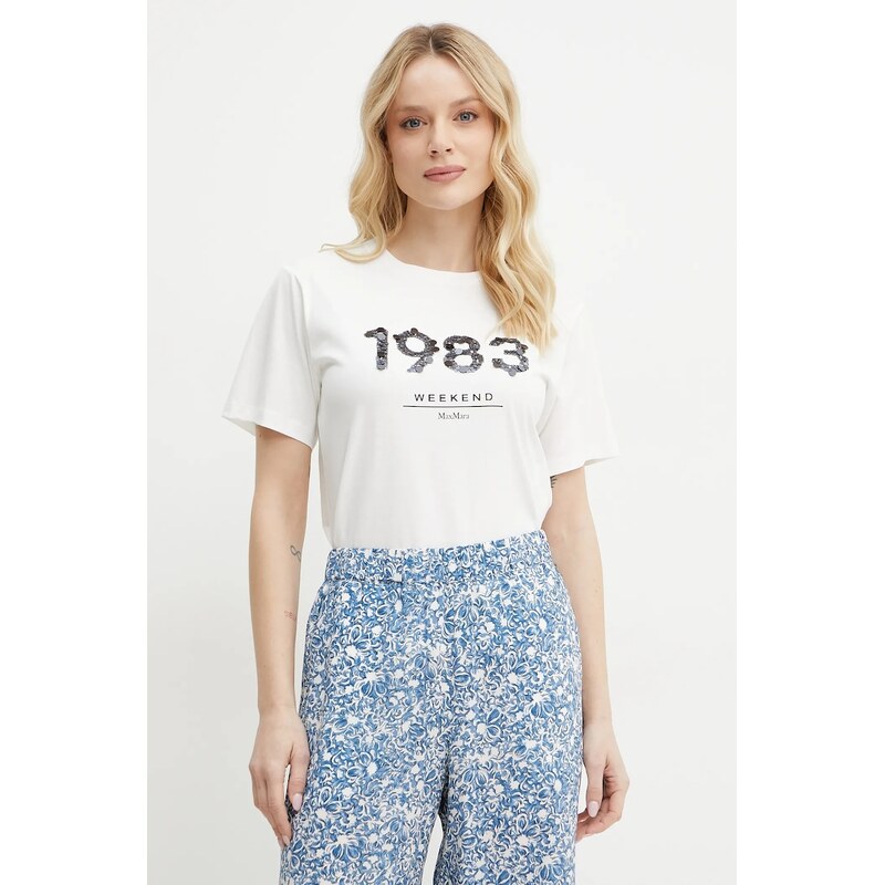 Bavlnené tričko Weekend Max Mara 63998500