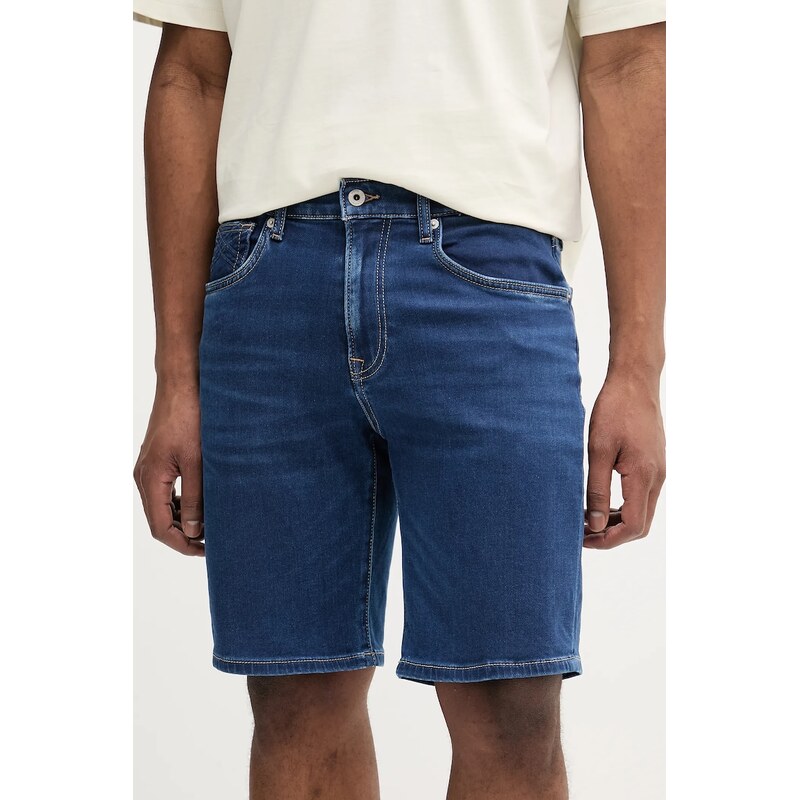 Rifľové krátke nohavice Pepe Jeans RELAXED GYMDIGO SHORT CALLEN 63248661