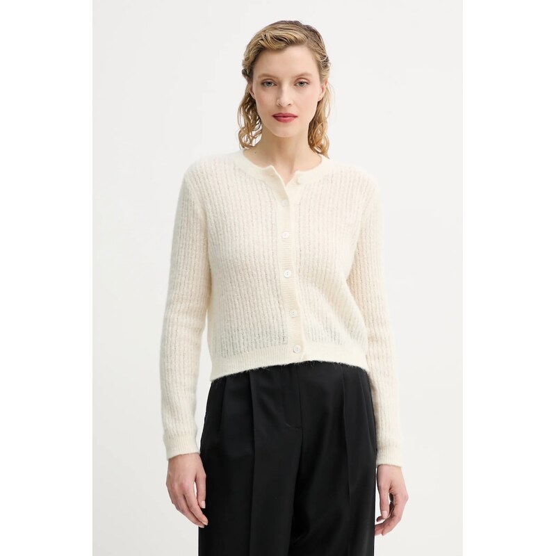 Kardigán s prímesou vlny A.P.C. cardigan milo 62737925