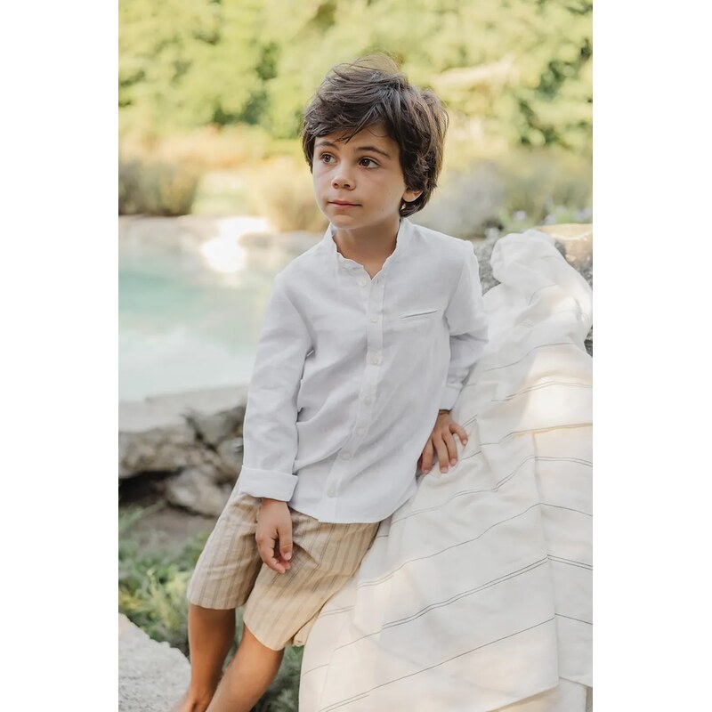 Detská ľanová košeľa Tartine et Chocolat 62727993