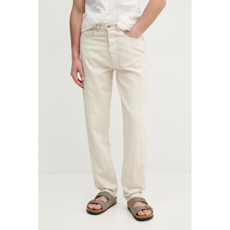 Džínsy s prímesou ľanu Pepe Jeans LOOSE JEANS NILS 63300854